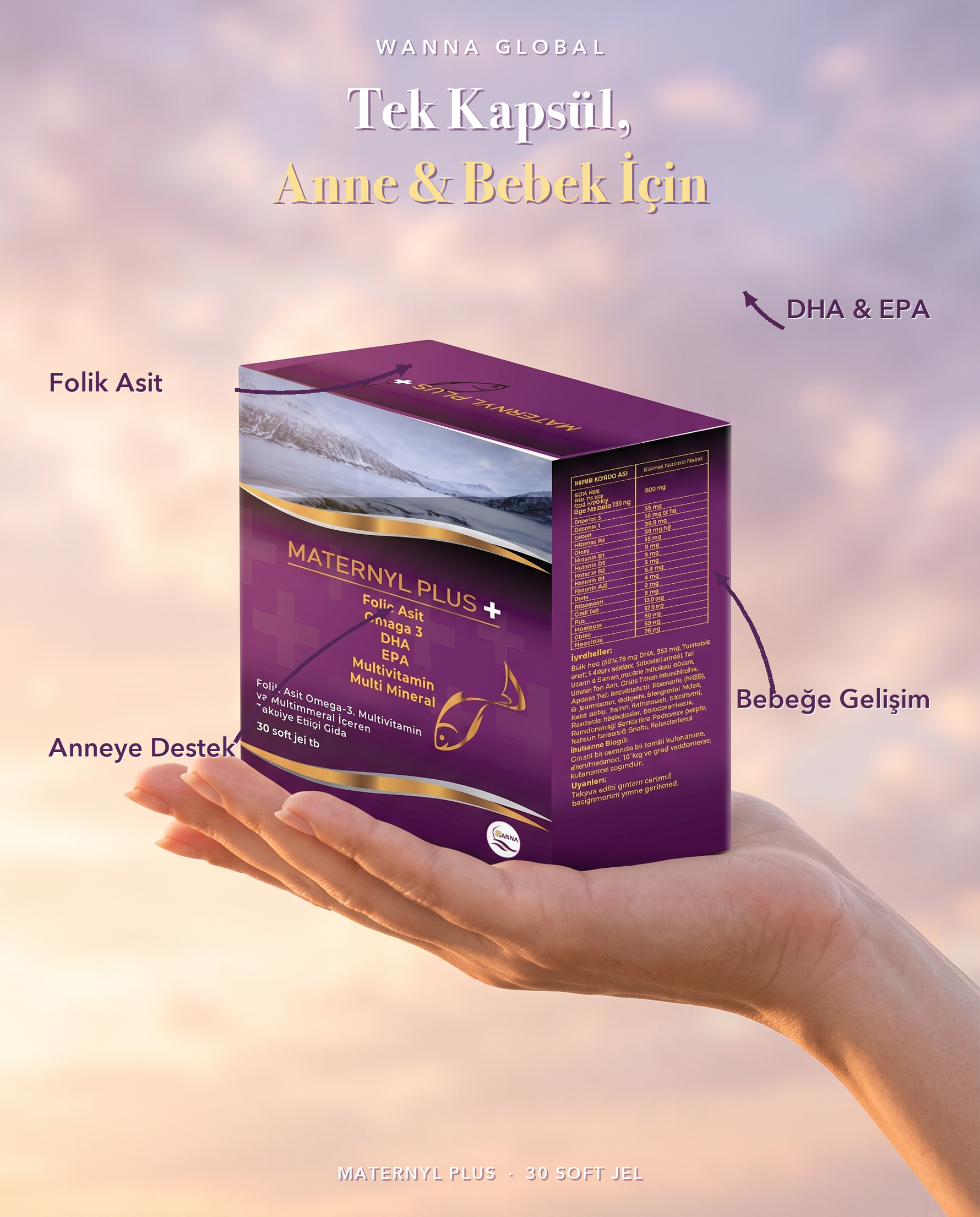 Maternityl Plus 30 Soft Jel Tablet: Gebelik Döneminizde ve Günlük Hayatınızda Sağlıklı Bir Yaşam İçin