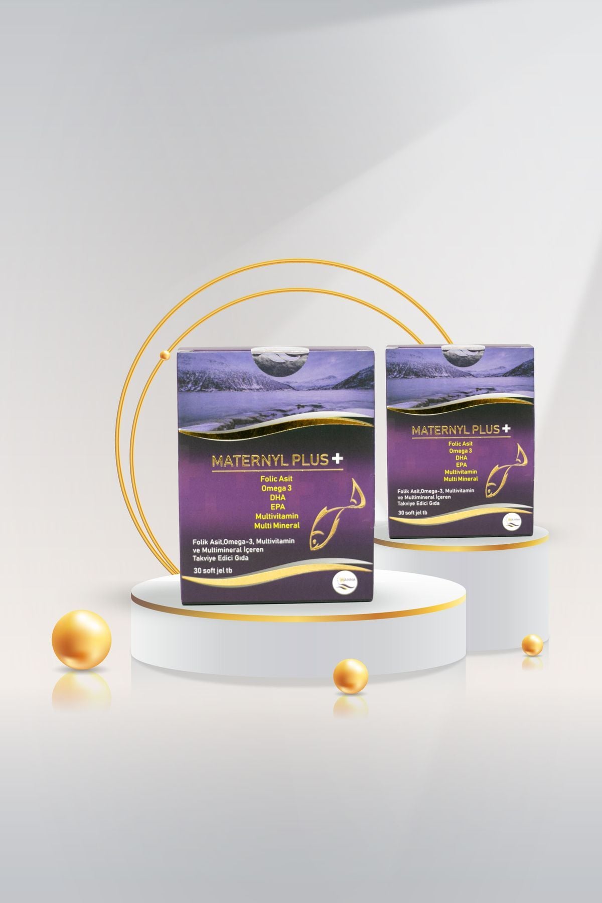 Maternyl Plus 2'li Fırsat Paketi (Balık Yağı + Vitamin)