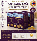maternyl plus 3 lü fırsat paketi balık yağı+ vitamin